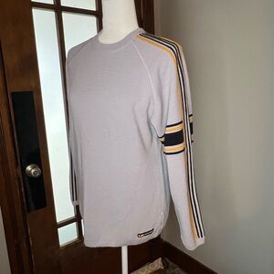 VTG Y2K UNIONBAY Crewneck Sweater with Yellow and Black Accents